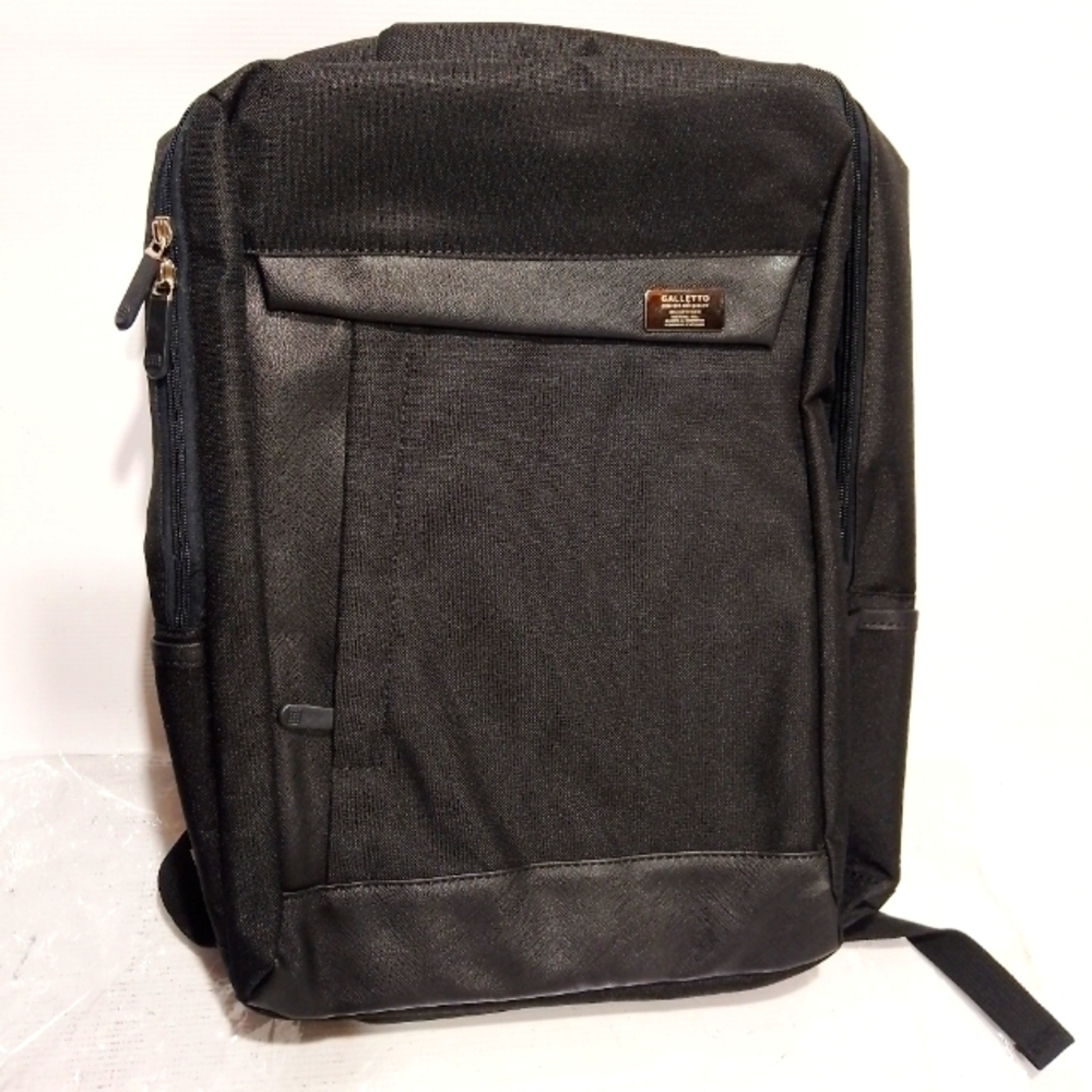 Galletto Black Backpack Unisex Brand New